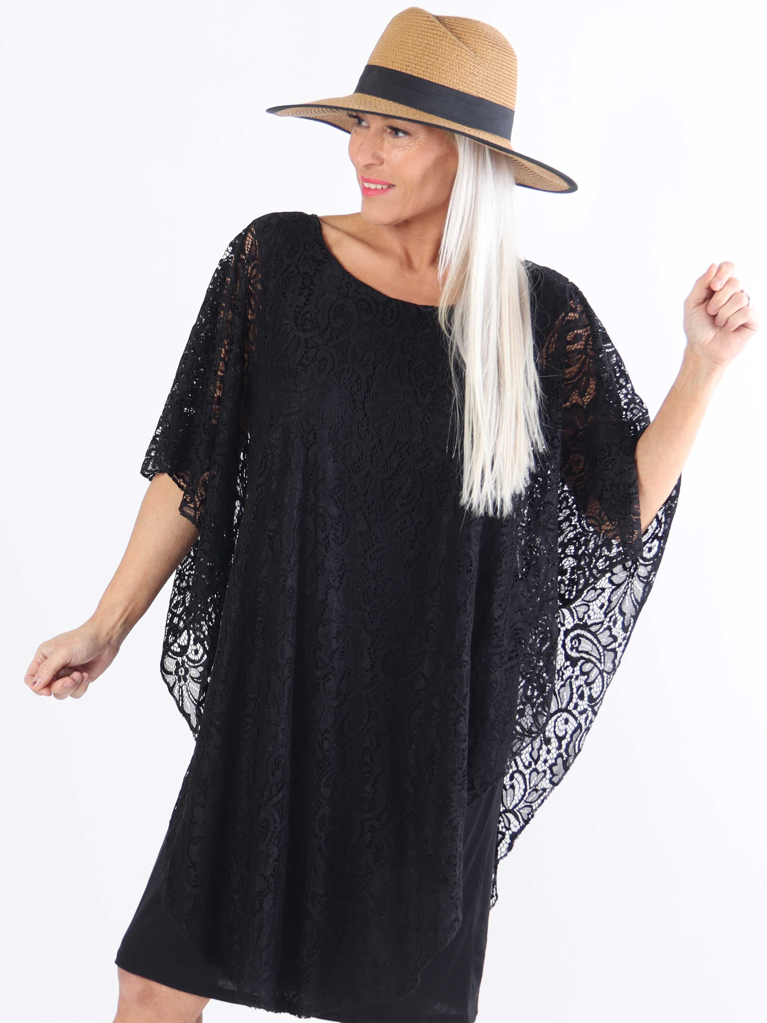 Kenya Lace - Söt tunikaklänning i spets i plusstorlek